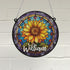 Sunflower Personalised Stained Glass Effect Suncatcher